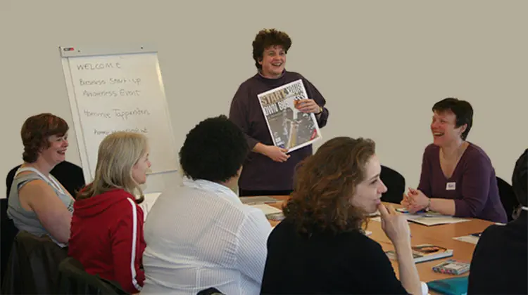 Group of startups learning