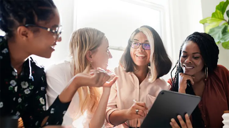 A group of women startups